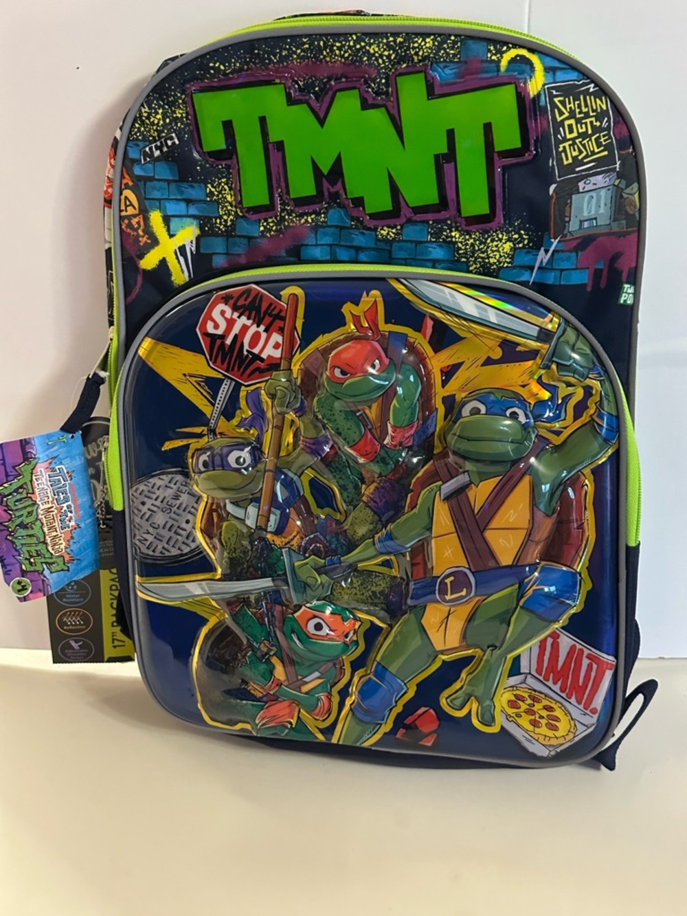 Teenage Mutant Ninja Turtles Kids Backpack - Green/Navy